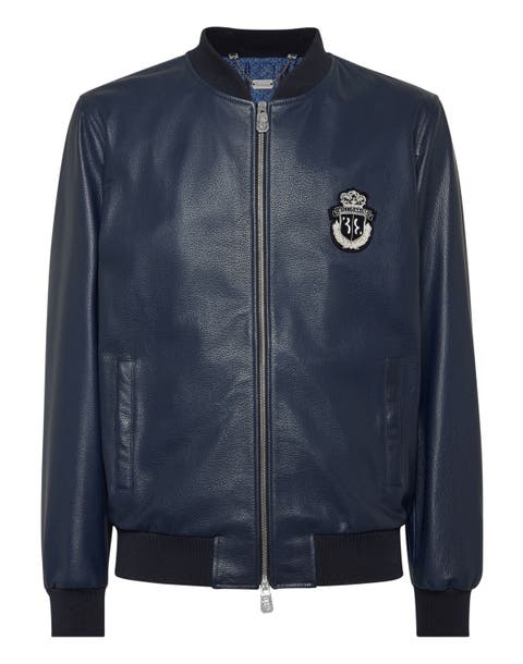 Leather Bomber Men