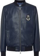 BILLIONAIRE Leather Bomber Men