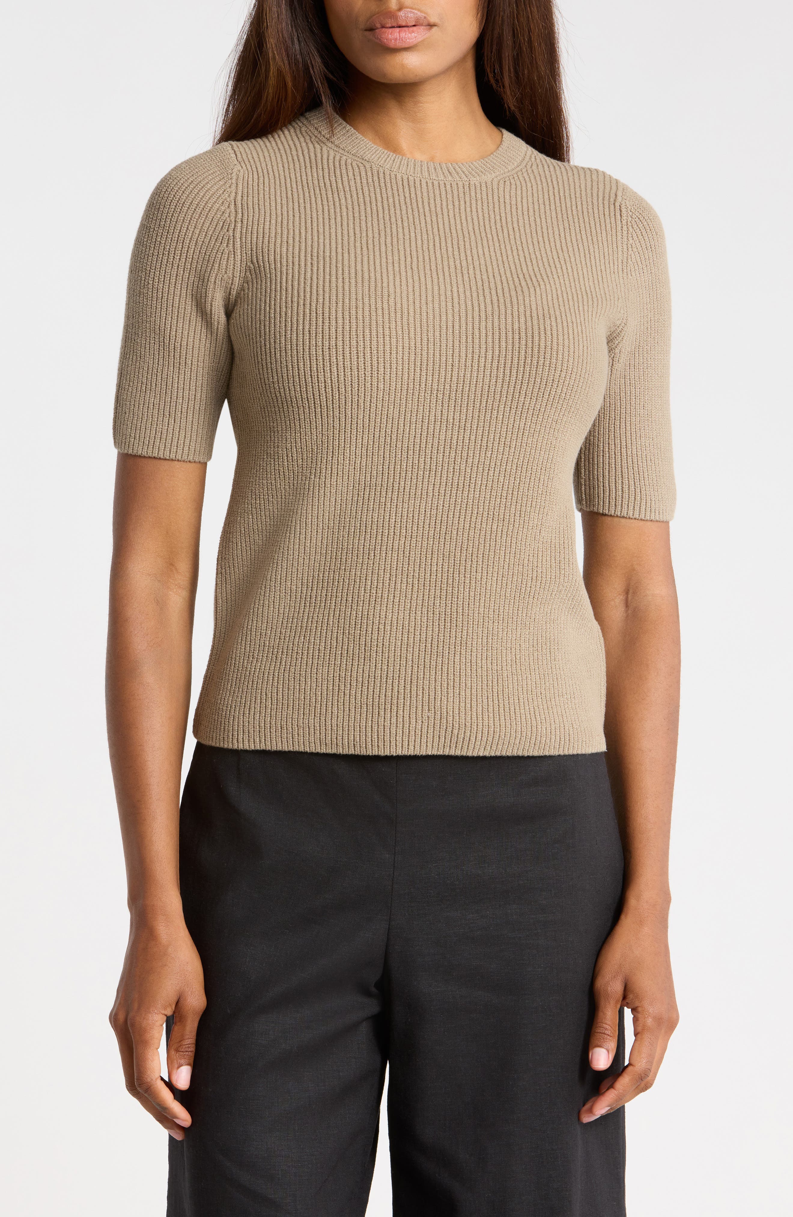 Vince Textured Short Sleeve T-Shirt