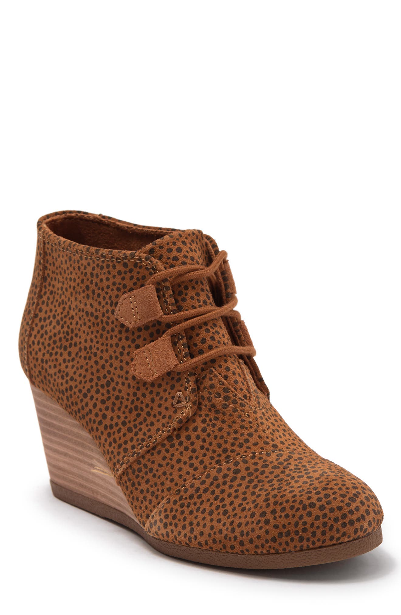 Kala Wedge Bootie, Main, color, TAN MINI CHETH SUEDE