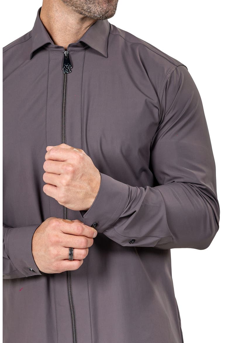 Zip Jacket, Alternate, color, BROWN