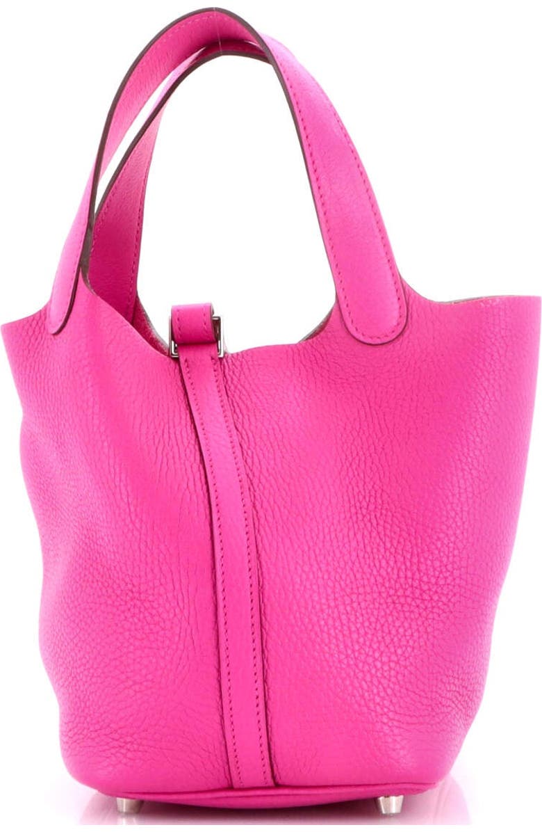 Pre-Owned Hermes Picotin Lock Bag Clemence PM, Alternate, color, Magnolia