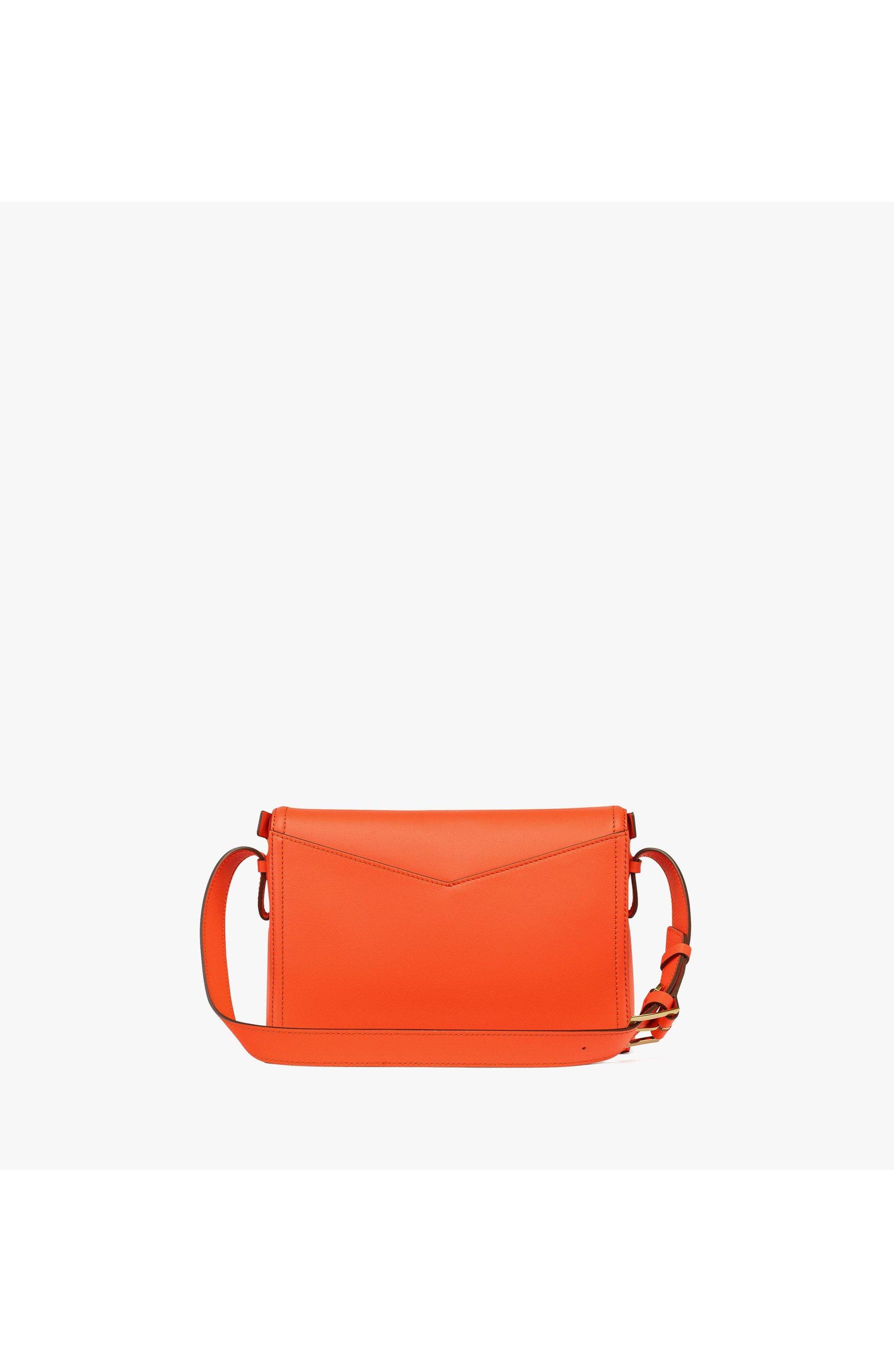 Small Diamant 3D Shoulder Bag in Calfskin, Alternate, color, Orangeade