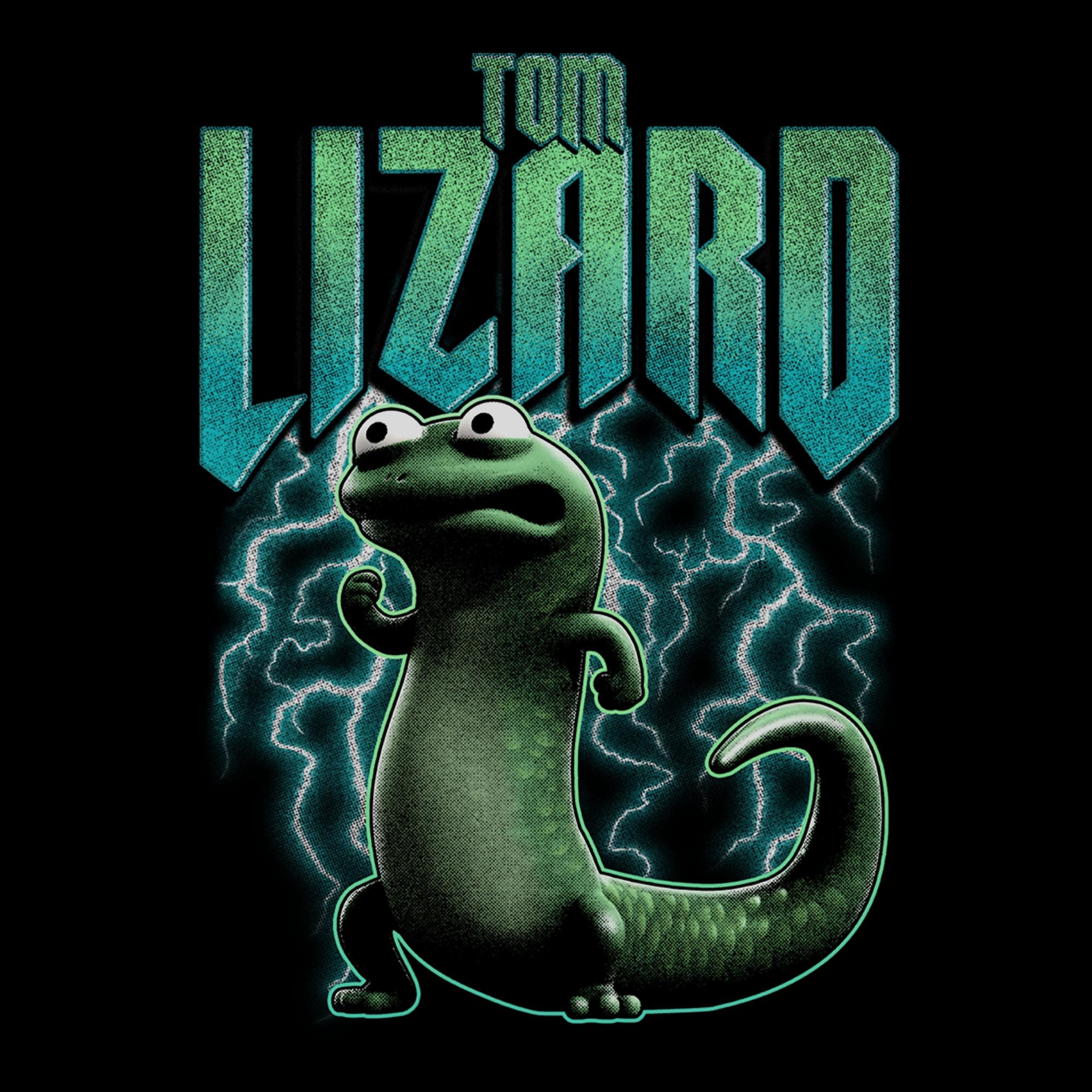 Women's Hoppers Tom Lizard Electrifying Pose  Graphic T-Shirt - image 2