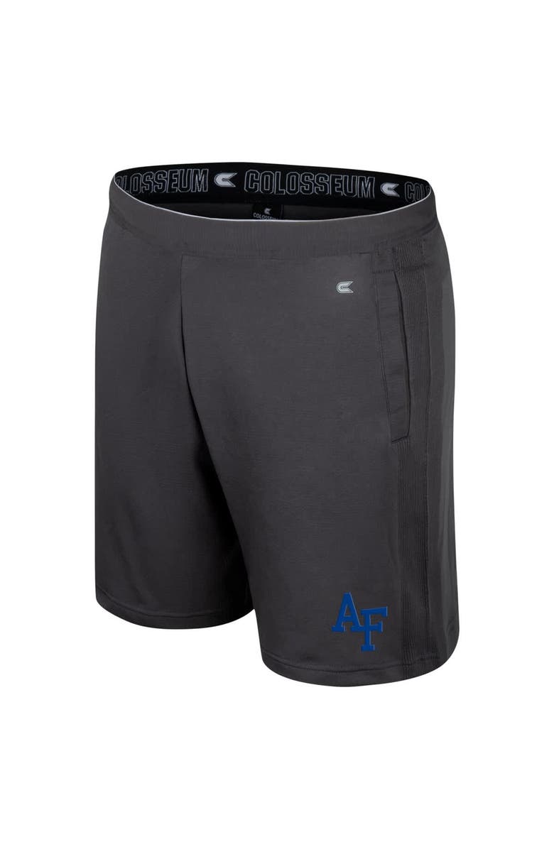 COLOSSEUM Men's Colosseum Charcoal Air Force Falcons Forget Shorts, Alternate, color, Charcoal