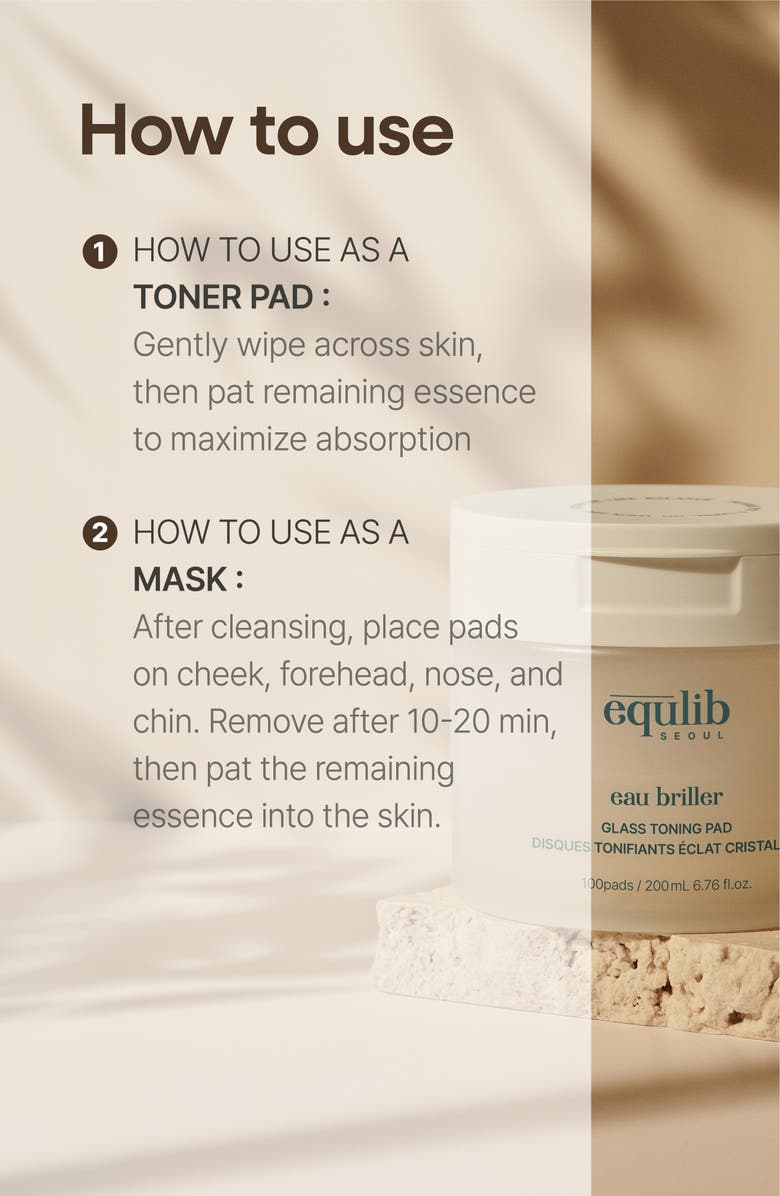 Equlib Eau Briller Glass Toning Pad, Alternate, color, NO COLOR