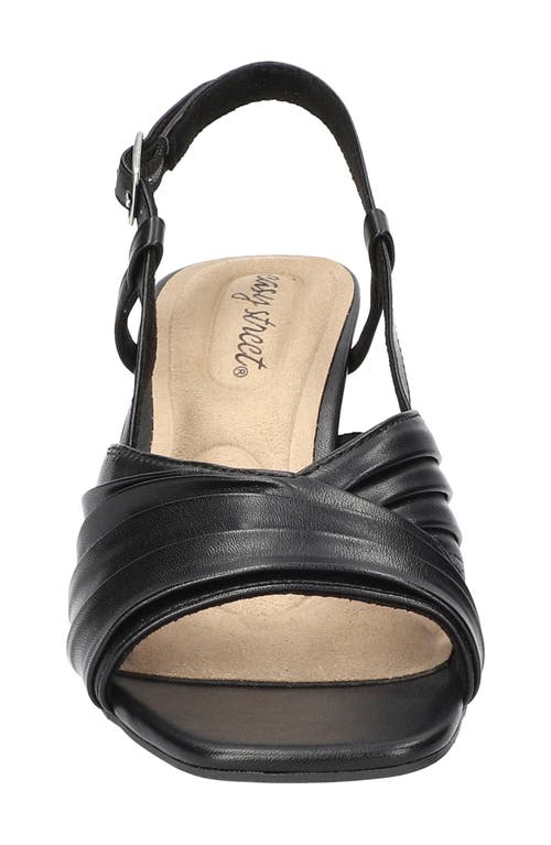 Shop Easy Street Lucie Slingback Sandal In Black