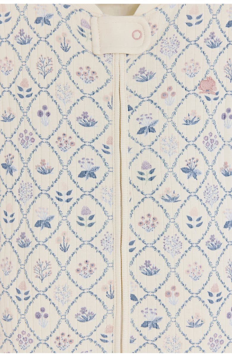 Babycottons Jane Snug Zip Footed Pajama for Infant, Alternate, color, Full-Print