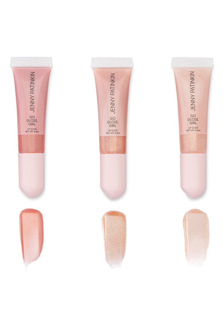 Go Gloss, Girl Lipgloss Set, Alternate, color, PINK/ PEACH/ BEIGE