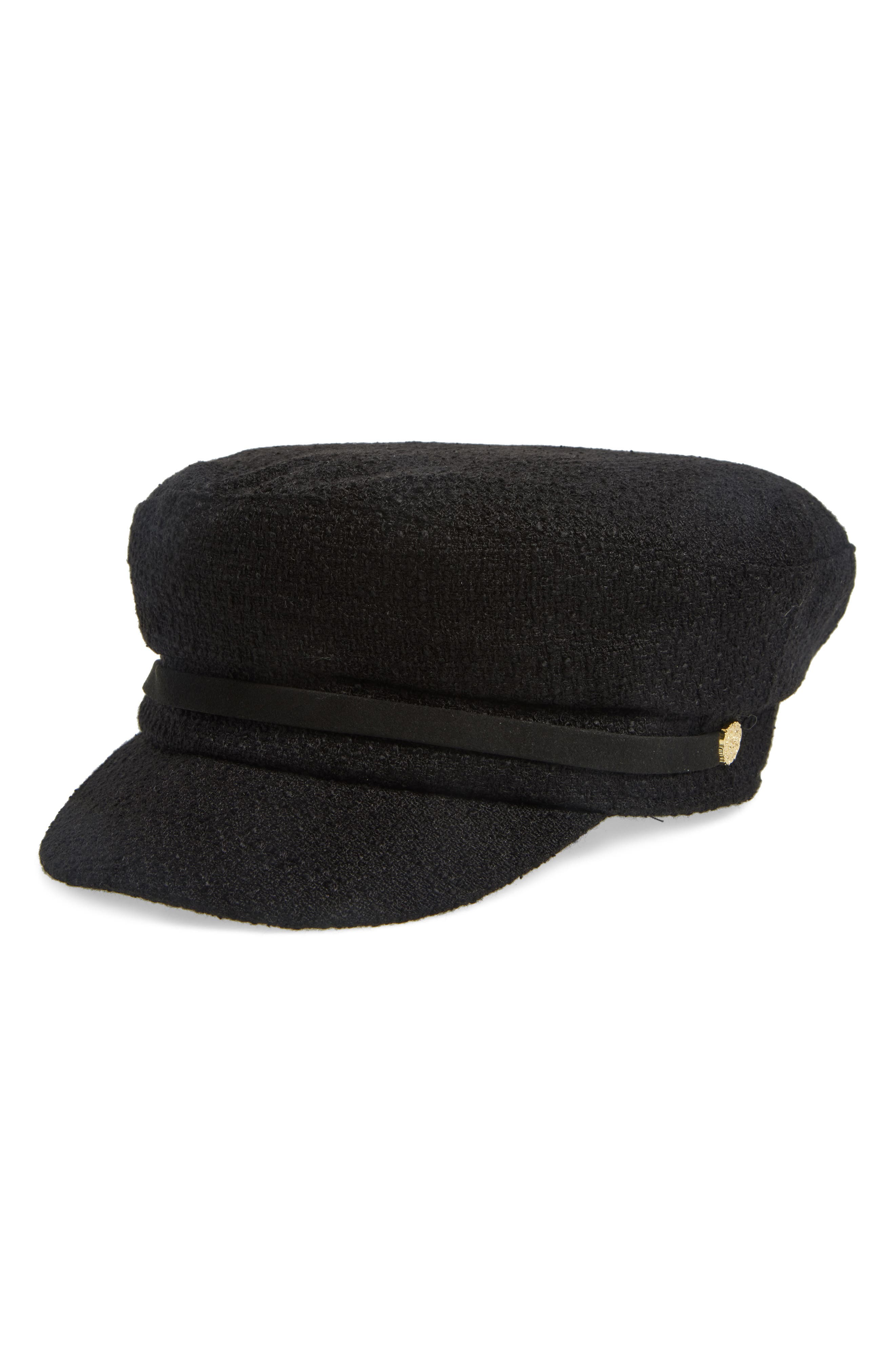 Vince Camuto Nubby Tweed Captain Cap