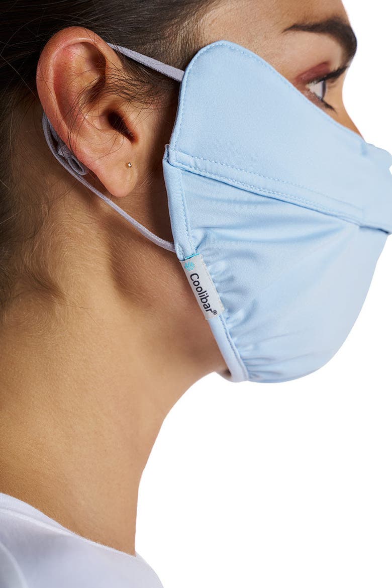 Zenith UV Face Mask with Adjustable Features, UPF 50+ Sun Protection, Alternate, color, Light Blue