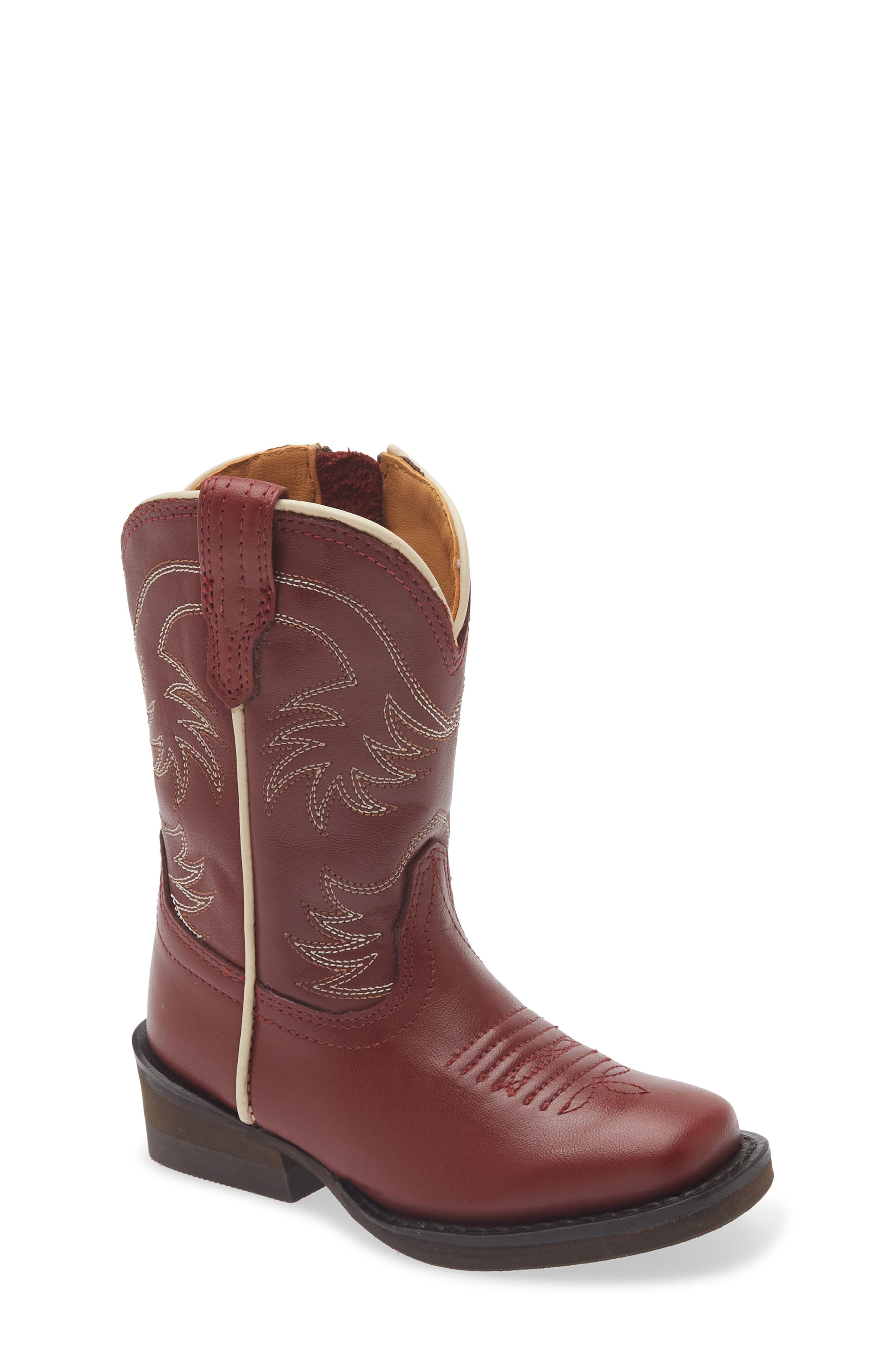 Tecovas Kids' The Annie Western Boot, Main, color, Scarlet