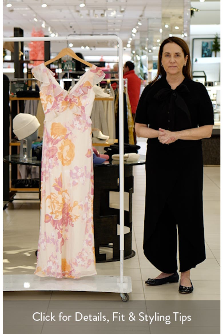 Kaori Ruffle Midi Cocktail Dress video