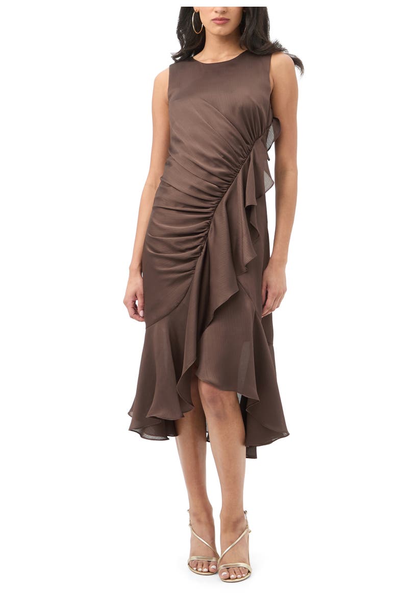 Trina Turk Amara 2 Bias Ruffle Dress, Main, color, 