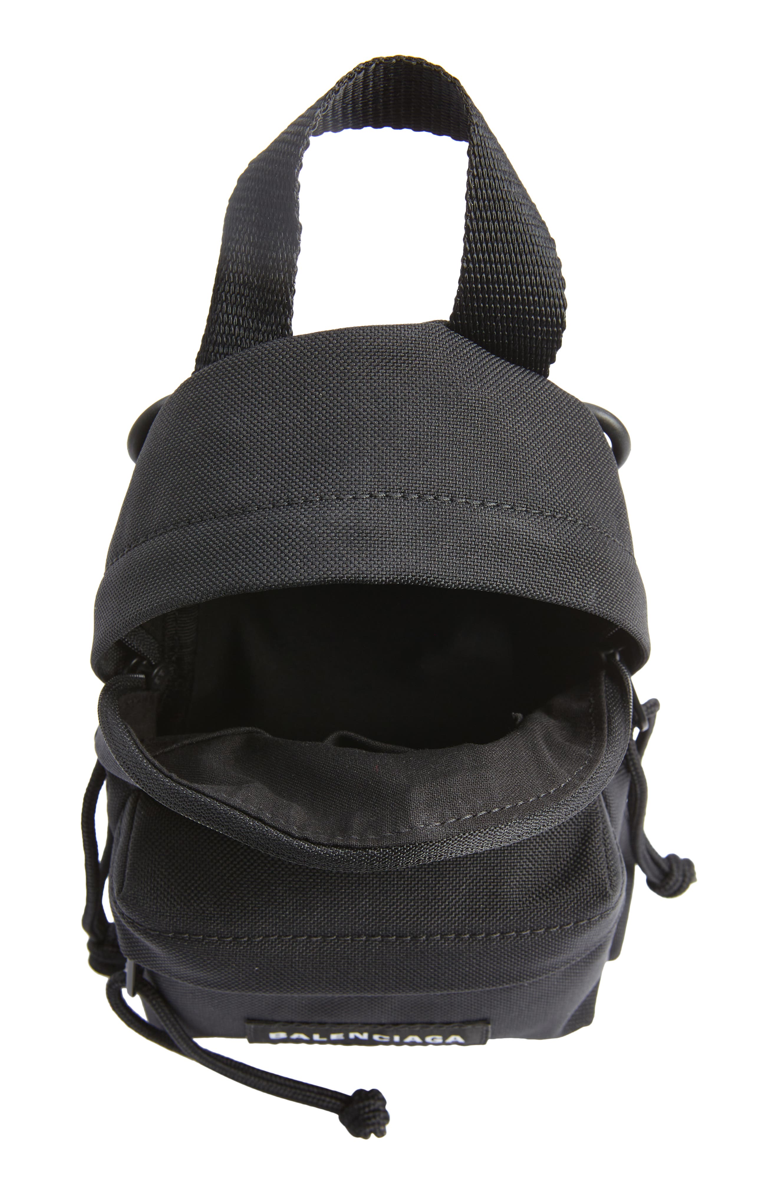 Balenciaga Mini Canvas Crossbody Backpack, Alternate, color, 