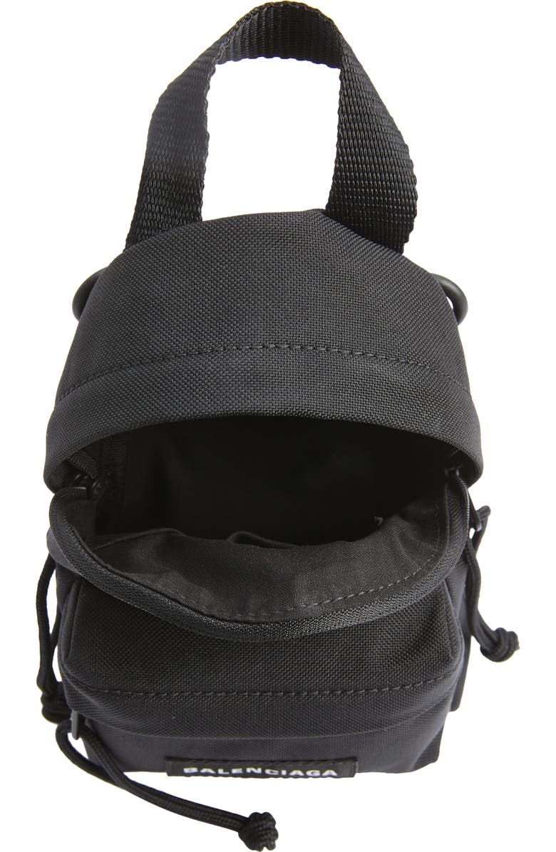 Balenciaga Mini Canvas Crossbody Backpack, Alternate, color,