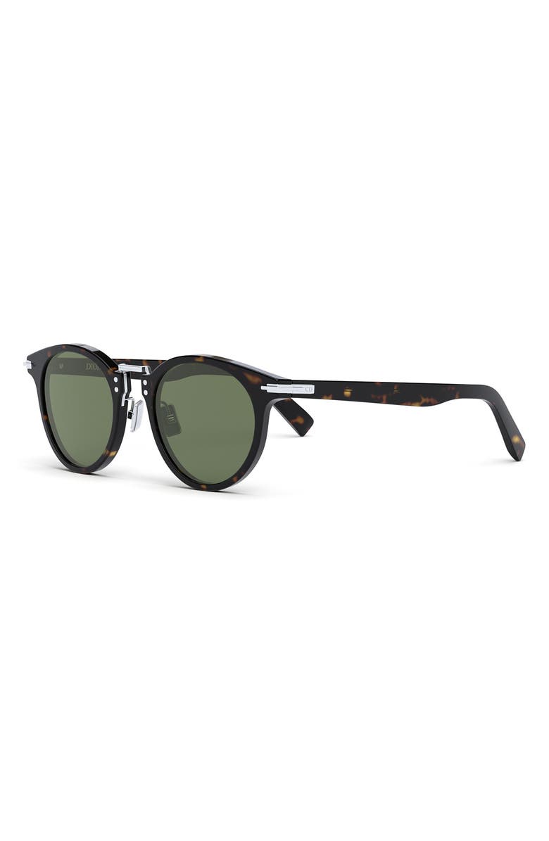 DIOR Blacksuit 50mm Round Sunglasses, Alternate, color, 