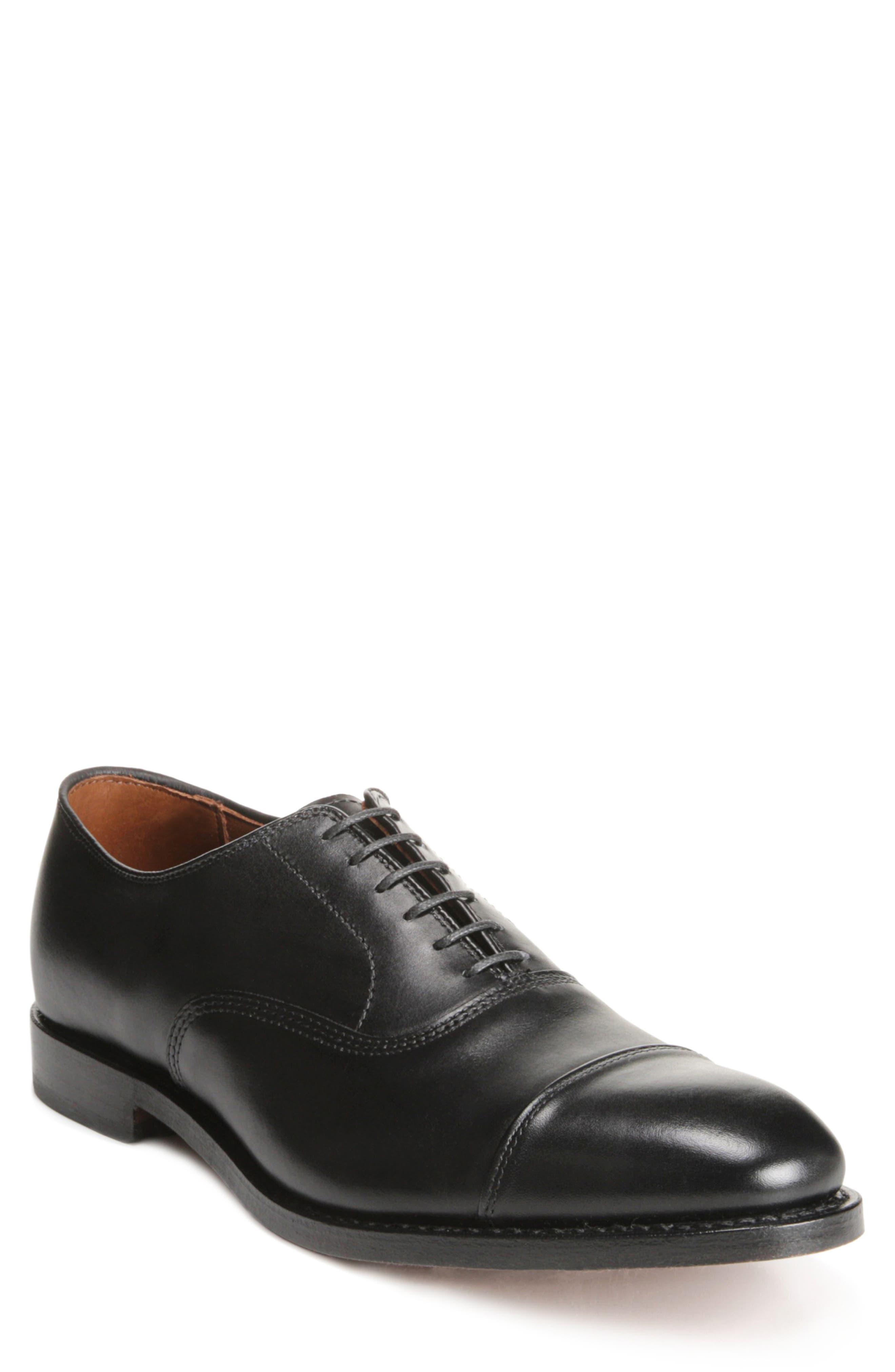 Allen Edmonds Park Avenue Cap Toe Oxford, Main, color, Black