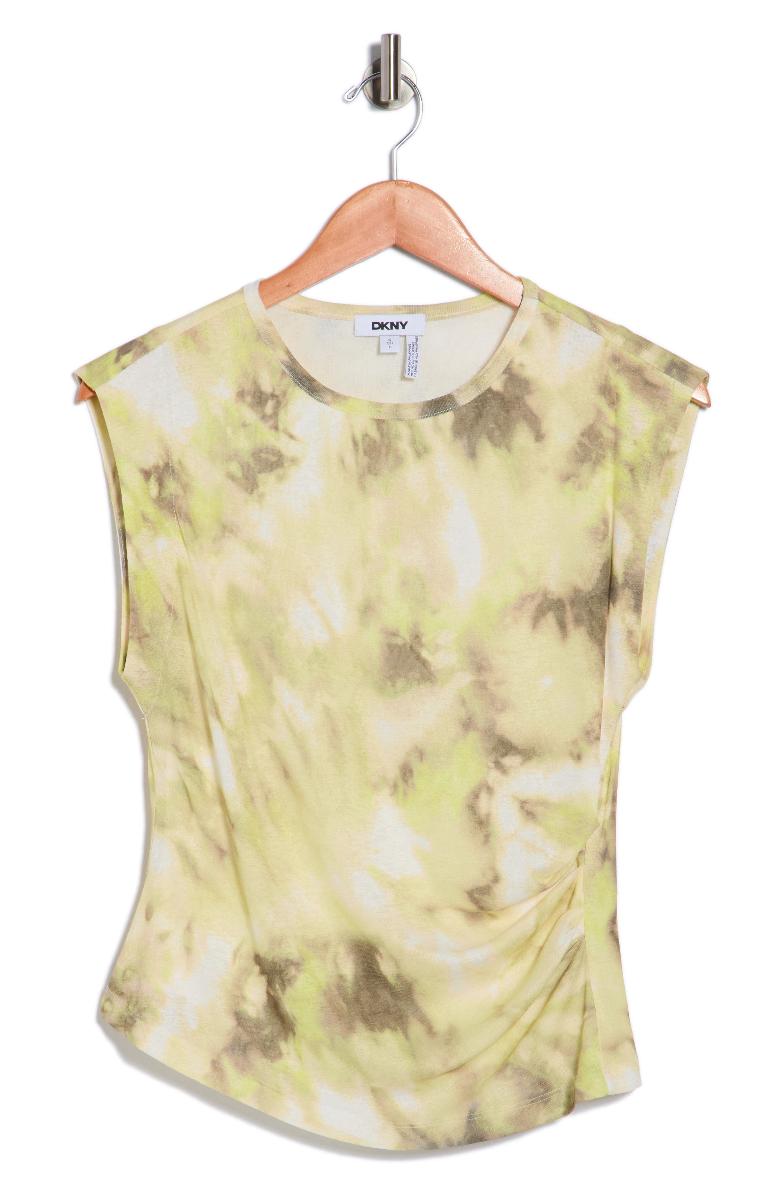 DKNY Cap Sleeve Knit Top