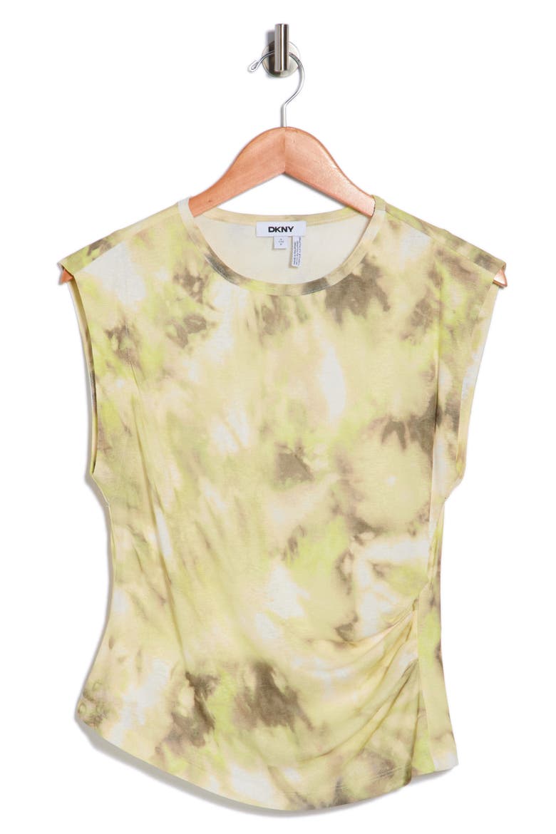 Cap Sleeve Knit Top, Alternate, color, SAGE/ LIMEADE MULTI
