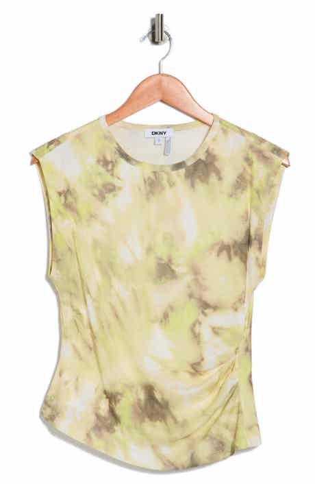 DKNY Cap Sleeve Knit Top