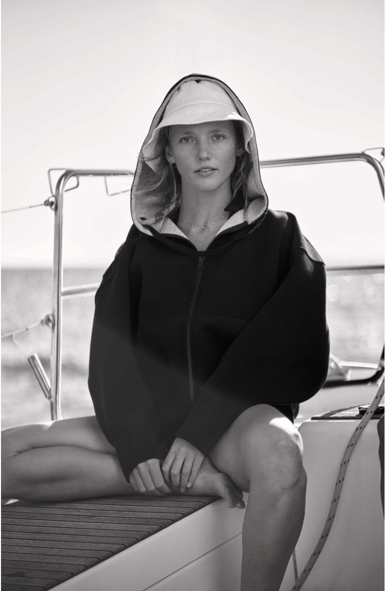 Ansea The Reversible Hoodie, Alternate, color, Black/Gray