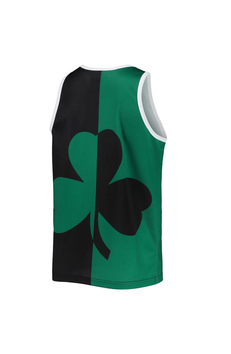Mitchell & Ness Men's Mitchell & Ness Larry Bird Kelly Green/Black Boston Celtics Sublimated Player Tank Top, Alternate, color, 