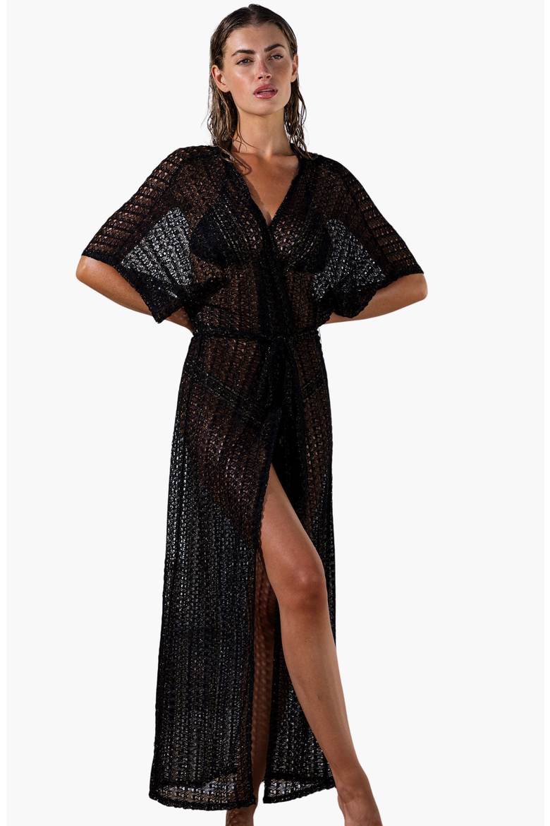 Camden Maxi Kaftan, Main, color, Black