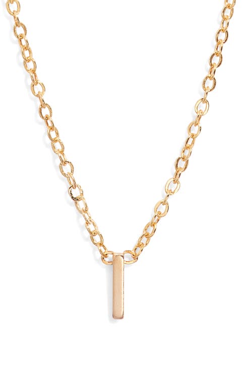 Cheyenne Initial Pendant Necklace