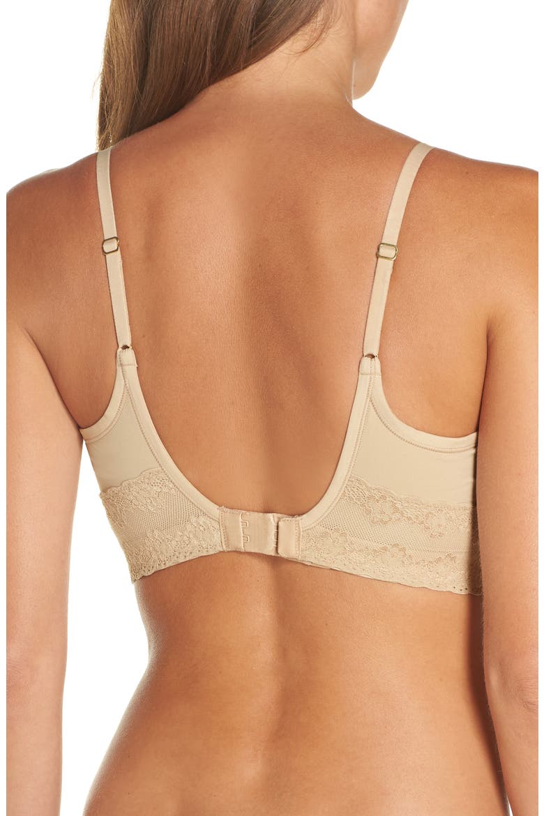 Bliss Perfection Contour Soft Cup Bralette, Alternate, color, CAFE