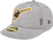 New Era Men's New Era  Gray San Diego Padres 2024 Clubhouse Low Profile 59FIFTY Fitted Hat
