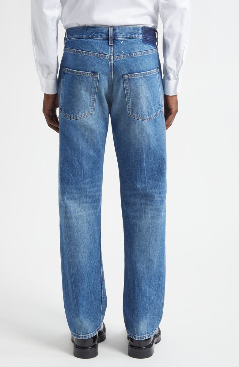Maison Margiela Five-Pocket Straight Leg Jeans, Alternate, color, Vintage Medium Blue