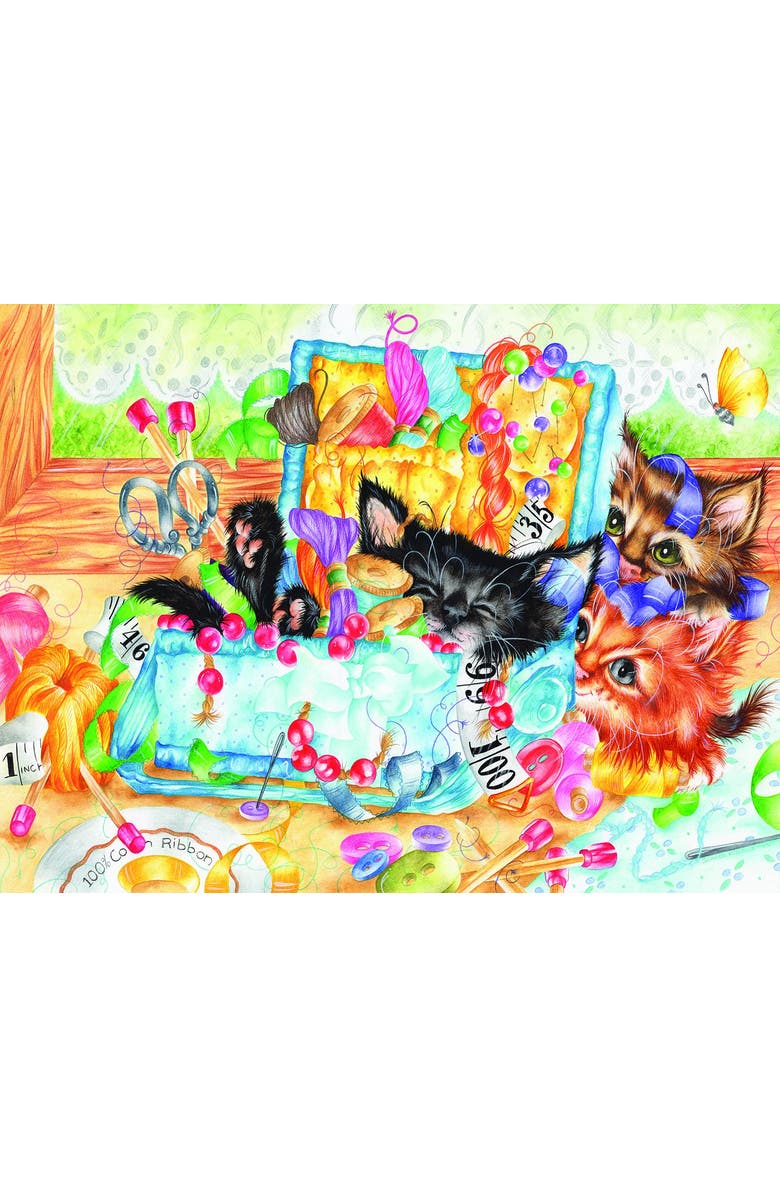 Sunsout Sewing Kits 300 piece Jigsaw Puzzle for Adults, Alternate, color, Multicolor