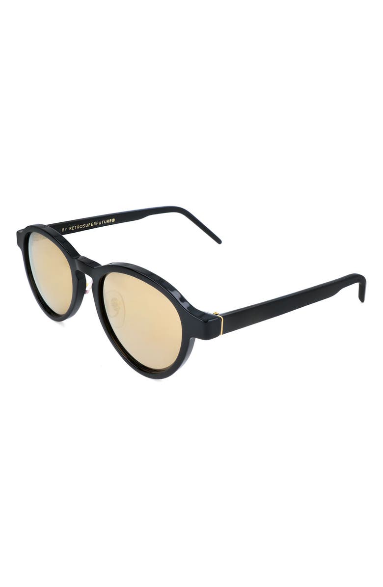 SUPER by RETROSUPERFUTURE<sup>®</sup> 69mm Round Sunglasses, Alternate, color, Black