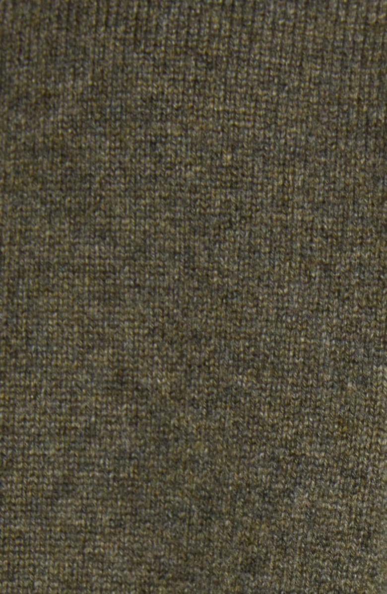 Bottega Veneta Classic Cashmere Blend Sweater with Intrecciato Suede Hearts, Alternate, color, 3749 Camo