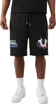 True Religion Concert Logo Loose Terry Shorts