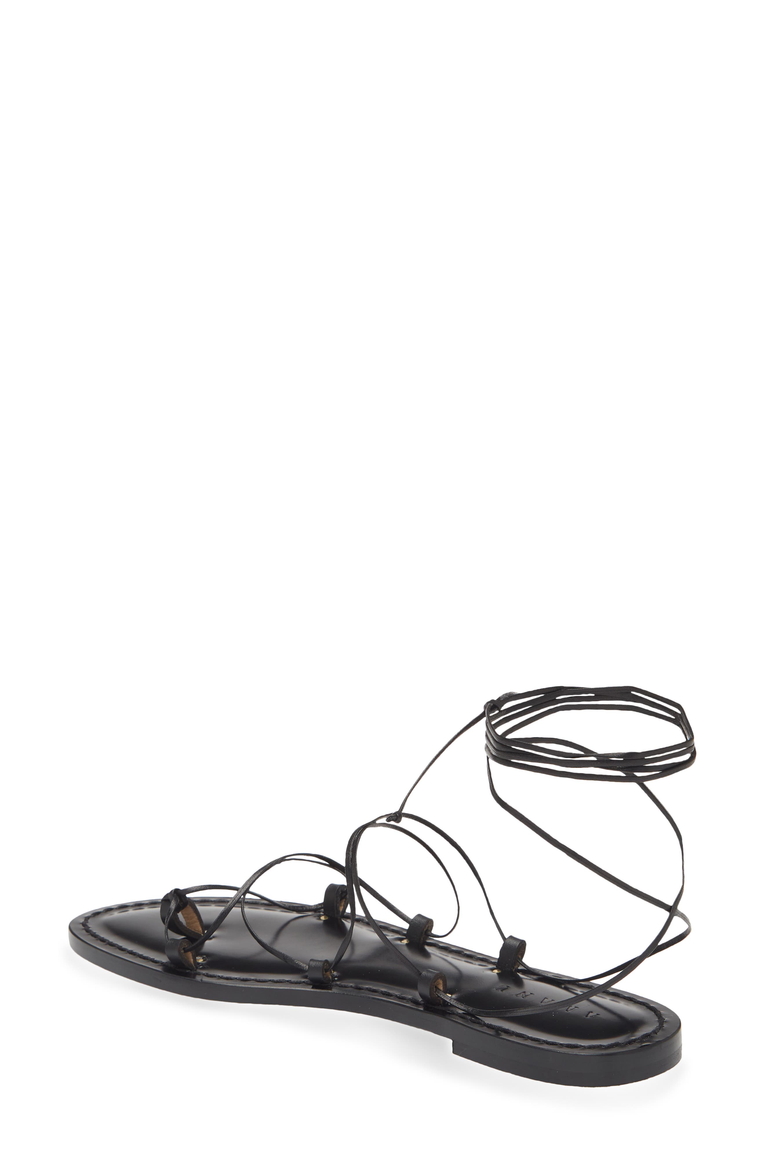 AMANU Style 10 Serengeti Strappy Ankle Tie Sandal, Alternate, color, 