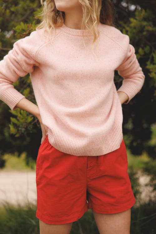 Vir Vita Finn Cashmere Sweater In Pink