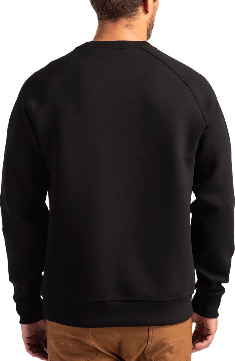 Cutter & Buck Roam Crewneck Pullover, Alternate, color, Black