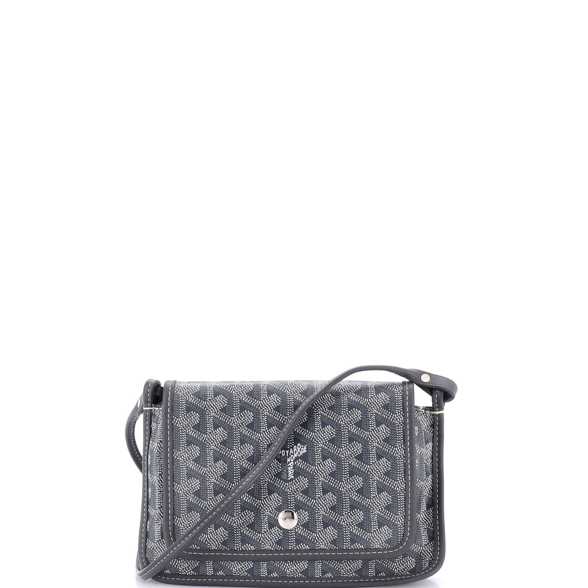 Plumet Clutch Wallet Coated Canvas, Main, color, Grey