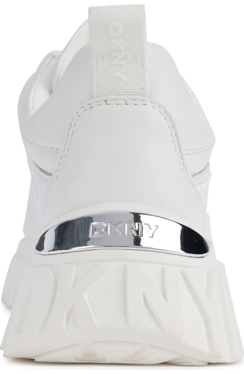 DKNY Lacombe Platform Sneaker, Alternate, color, White