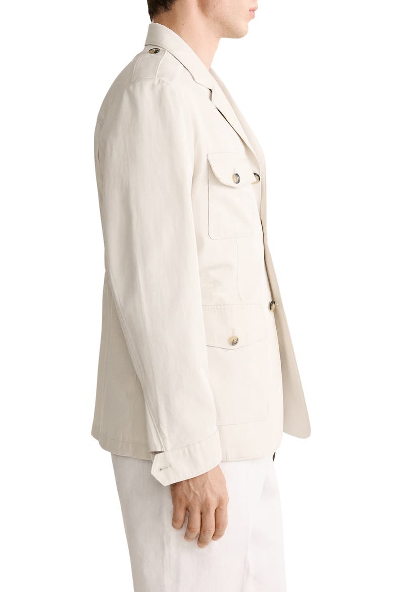 Slim Fit Cotton Jacket, Alternate, color, BEIGE