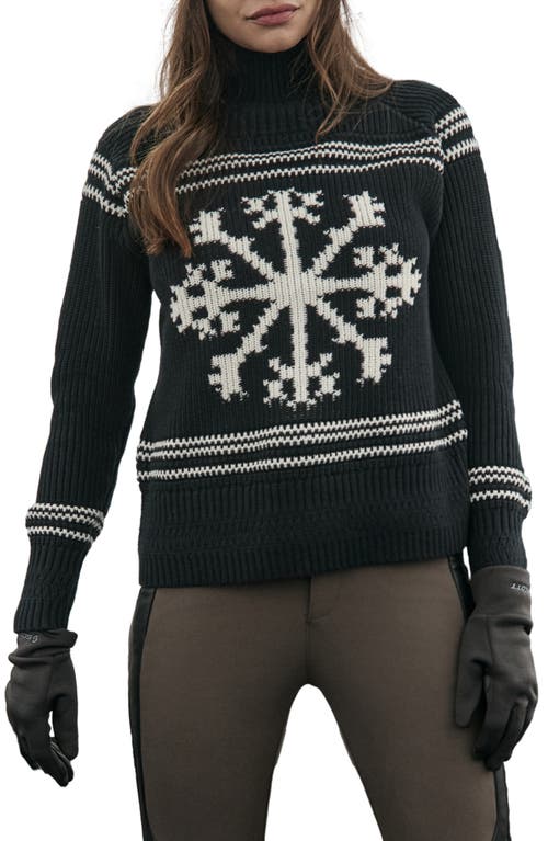 Alp N Rock Alora Mock Neck Ski Sweater In Black