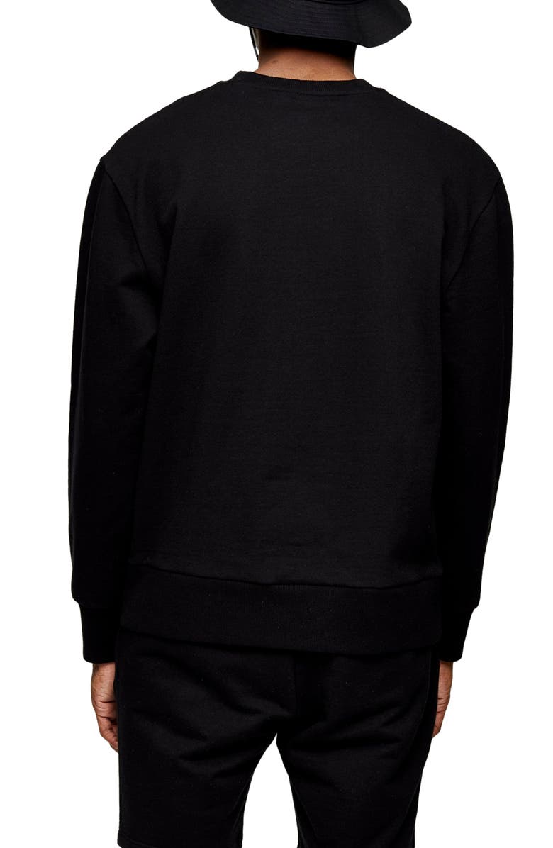 Topman Wave Print Jersey Shorts, Alternate, color, 