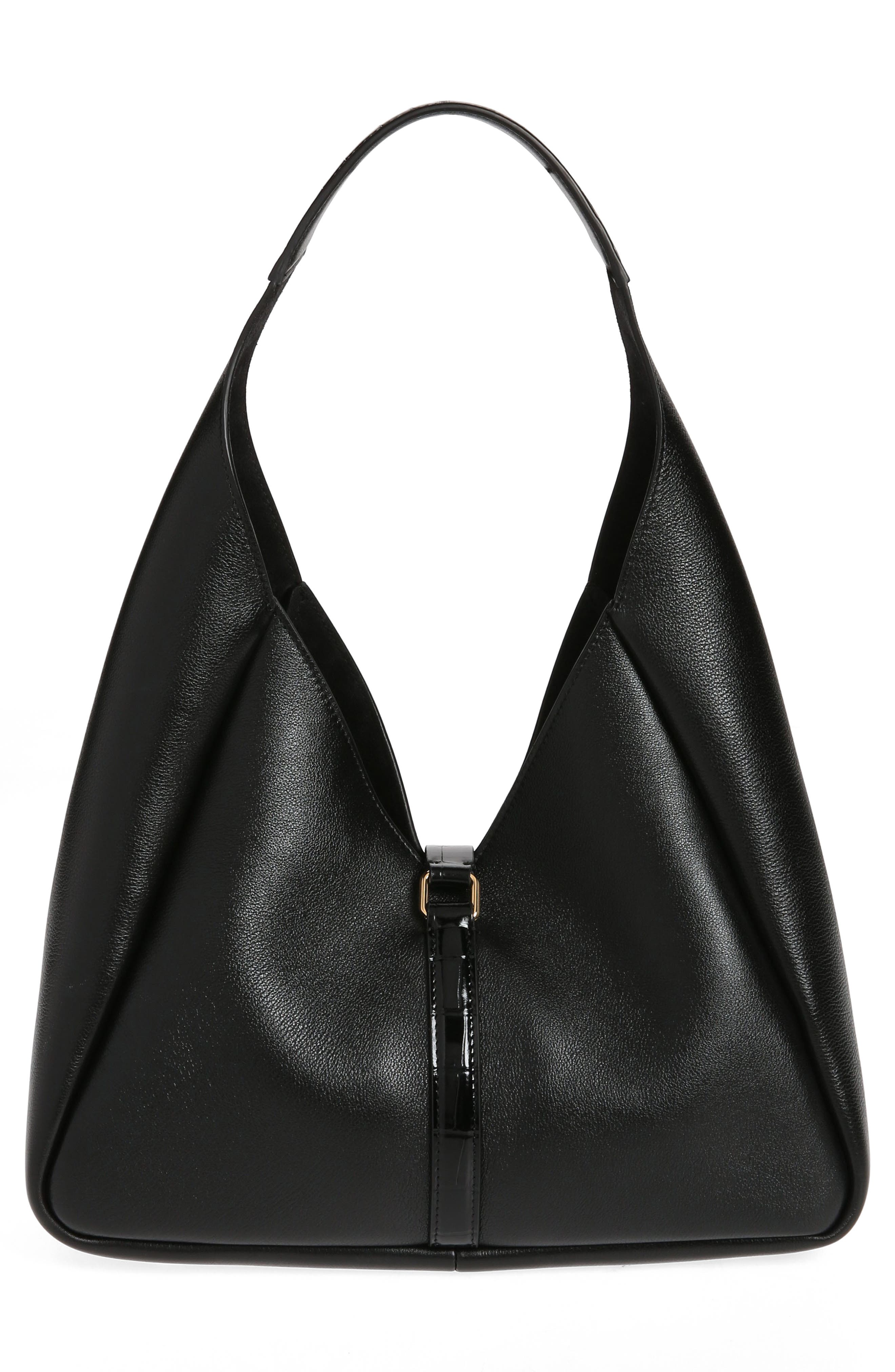Givenchy Medium G-Lock Leather Hobo Bag, Alternate, color, 
