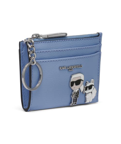KARL LAGERFELD KARL LAGERFELD PARIS CARD CASE W/ KEY RING