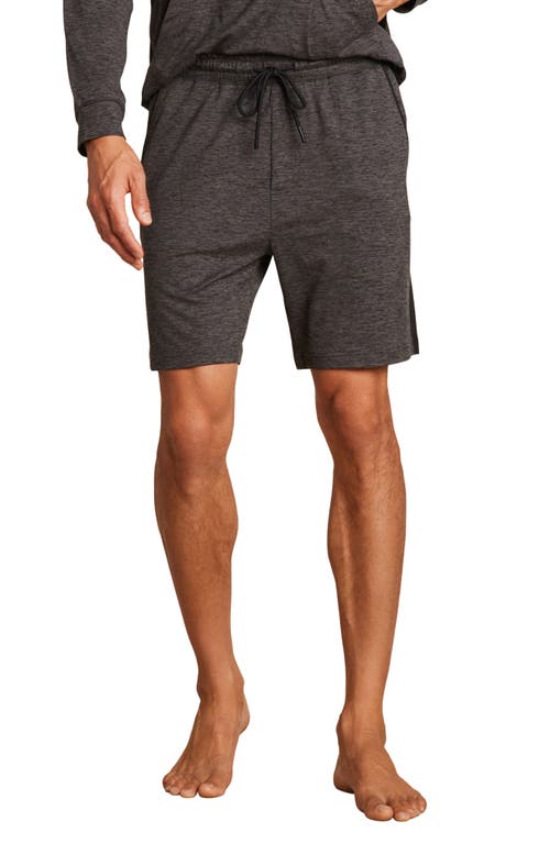 Barefoot Dreams Malibu Collection® Butterchic Track Shorts In Heather Carbon