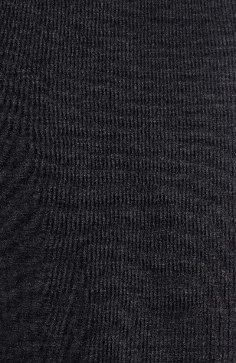 Thom Browne 4-Bar Virgin Wool Jersey T-Shirt, Alternate, color, Charcoal