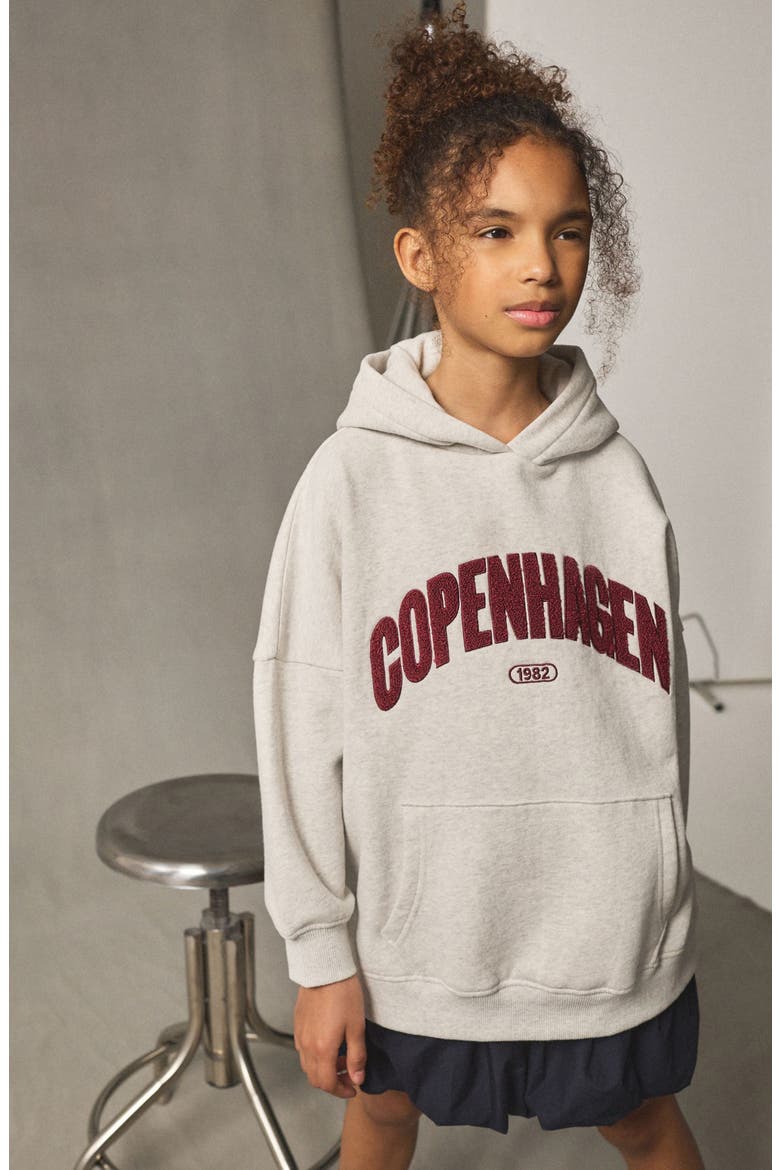 Kids' Copenhagen Cotton Blend Hoodie, Alternate, color, GREY