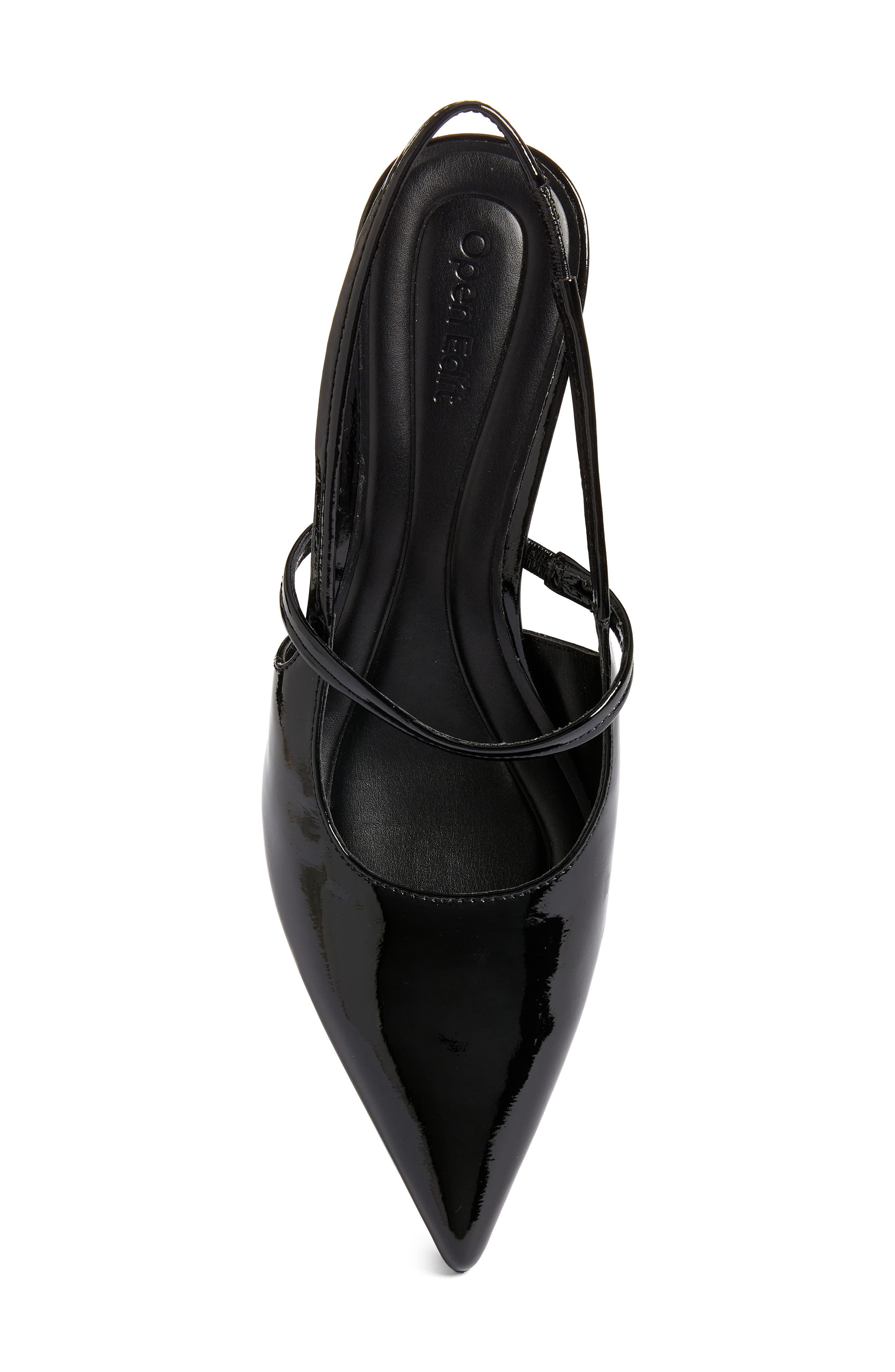 Open Edit Sophia Pointed Toe Slingback Pump, Alternate, color, 